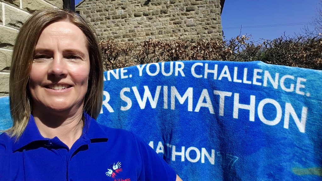 Alison set to splash out for charity in swimathon