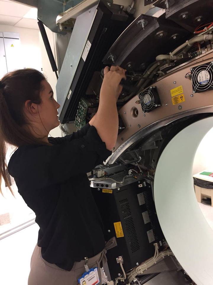 Trust’s first engineering apprentice Bradie on track for top marks