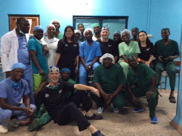 Consultant helps introduce surgical technique to West African doctors