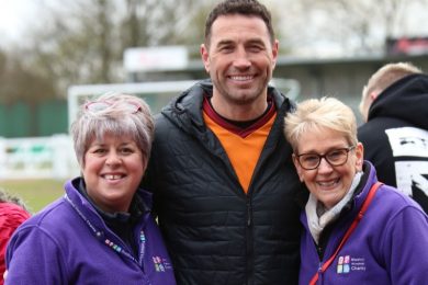 Celebrity football match kicks off hospitals’ latest fundraising appeal