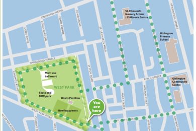Launch of the Girlington GreenLine Mile