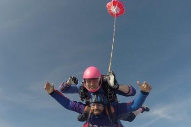 Daredevils hoping hospital funds will soar after charity skydive