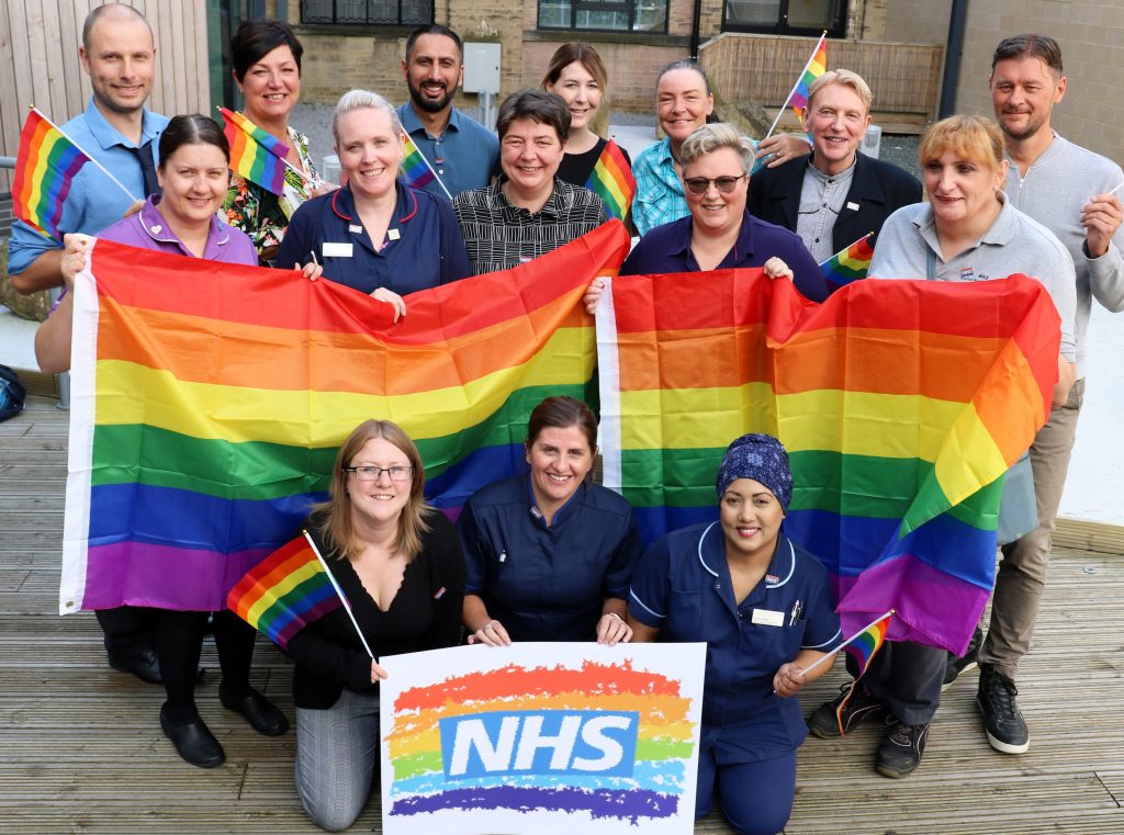 NHS organisations across Bradford district promote Rainbow Badge
