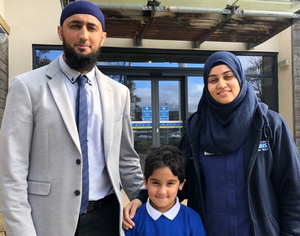 Family of schoolboy fundraising for our cone beam scanner appeal