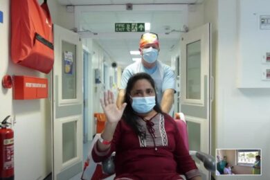 Trust nurse who lay in Covid coma thanks colleagues for saving her life