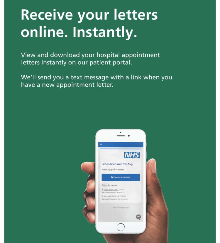 Digital letters go live poster