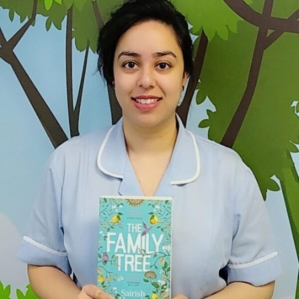 Sairish Hussain with her first novel Sairish Hussain with her first novel