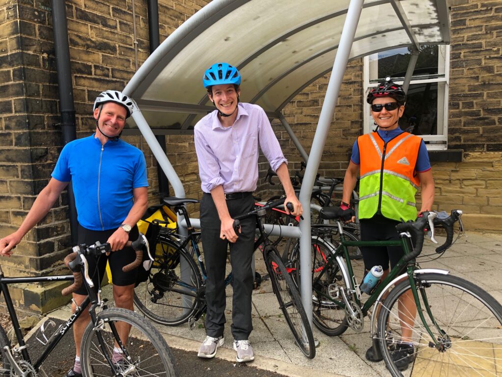 Staff highlight the benefits of pedal power on national Cycle to Work Day!