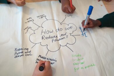 Born in Bradford young innovators get creative and pitch ideas to solve pollution problems