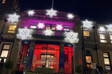 Charity snowflakes symbolise support for Bradford Hospitals