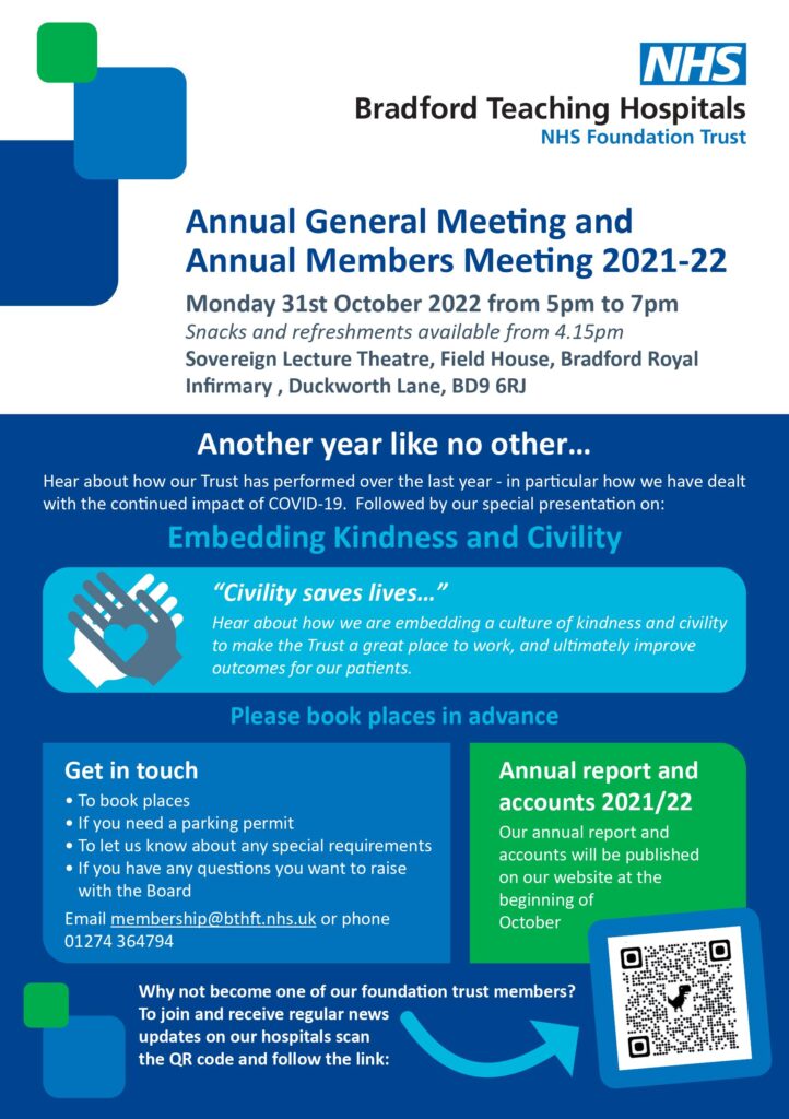 Join our Annual General Meeting and Annual Members’ Meeting