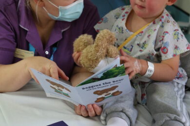 Bradford Royal Infirmary welcomes Baggins the Bear
