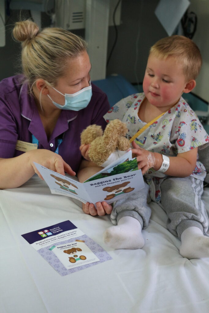 Bradford Royal Infirmary welcomes Baggins the Bear