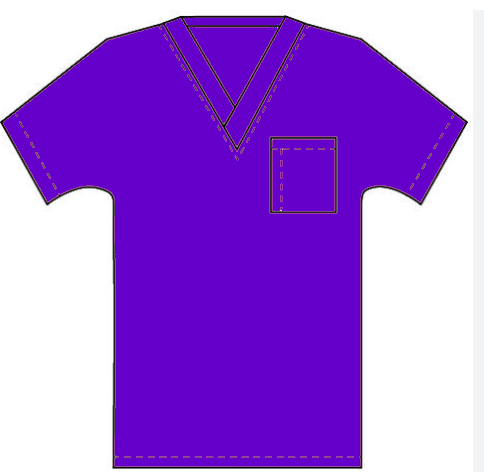 Purple scrub