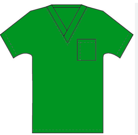 Green scrub