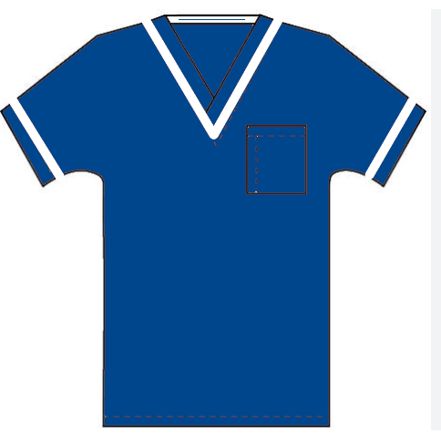 Dark blue scrub