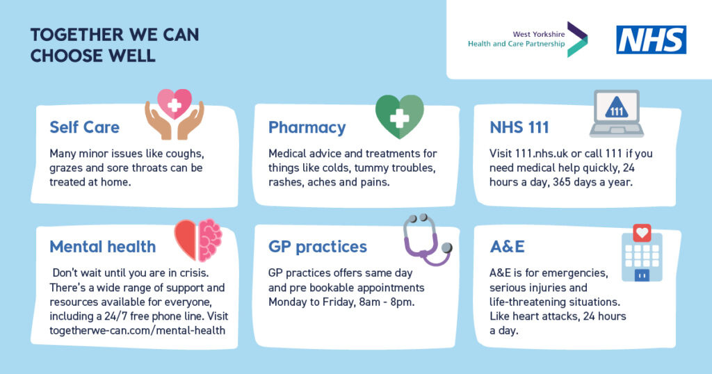 Doing your bit to help hospitals in West Yorkshire this winter